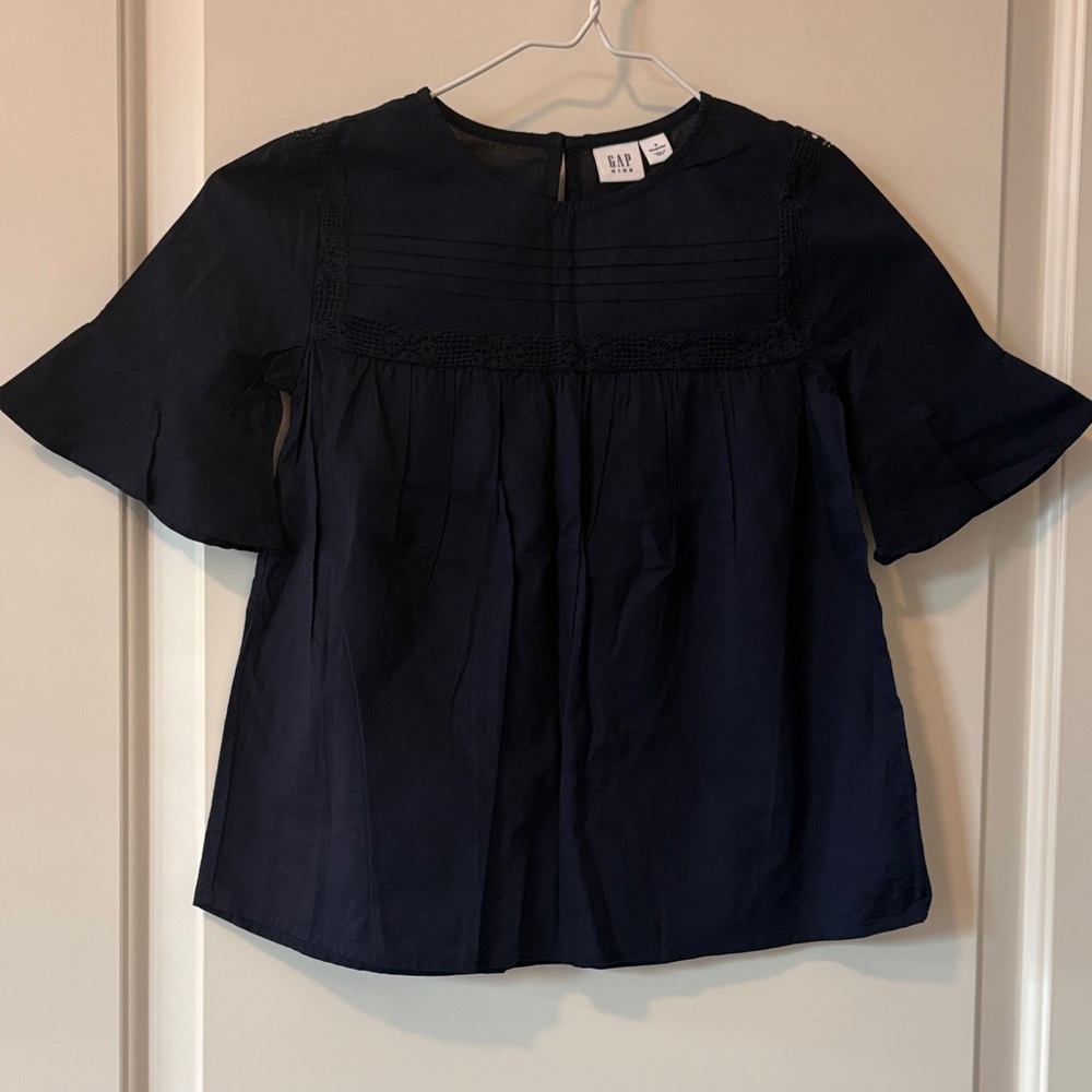 GAP Kids Navy Top with Flared Sleeves